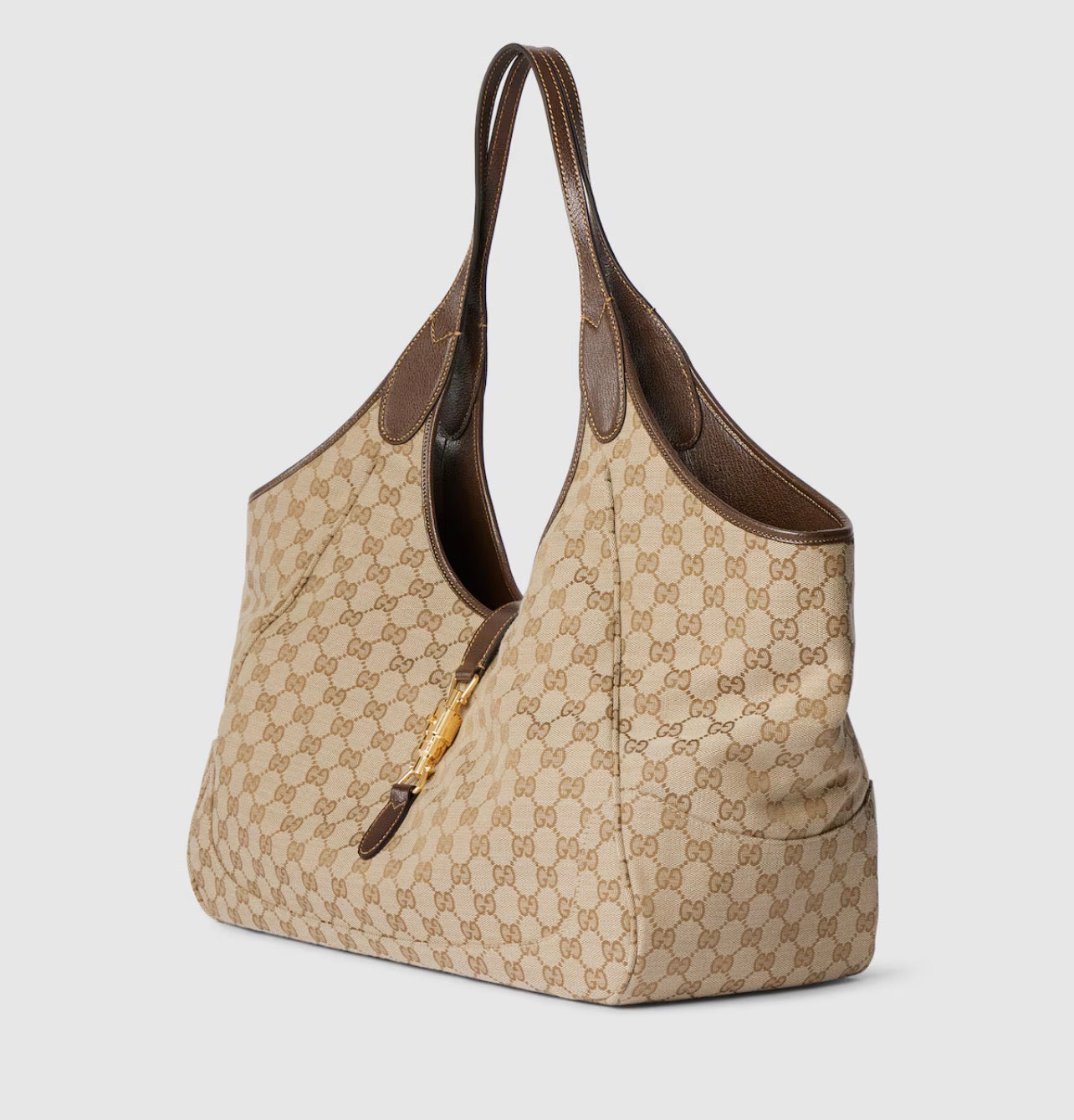 Mercato large tote bag Gucci Beige