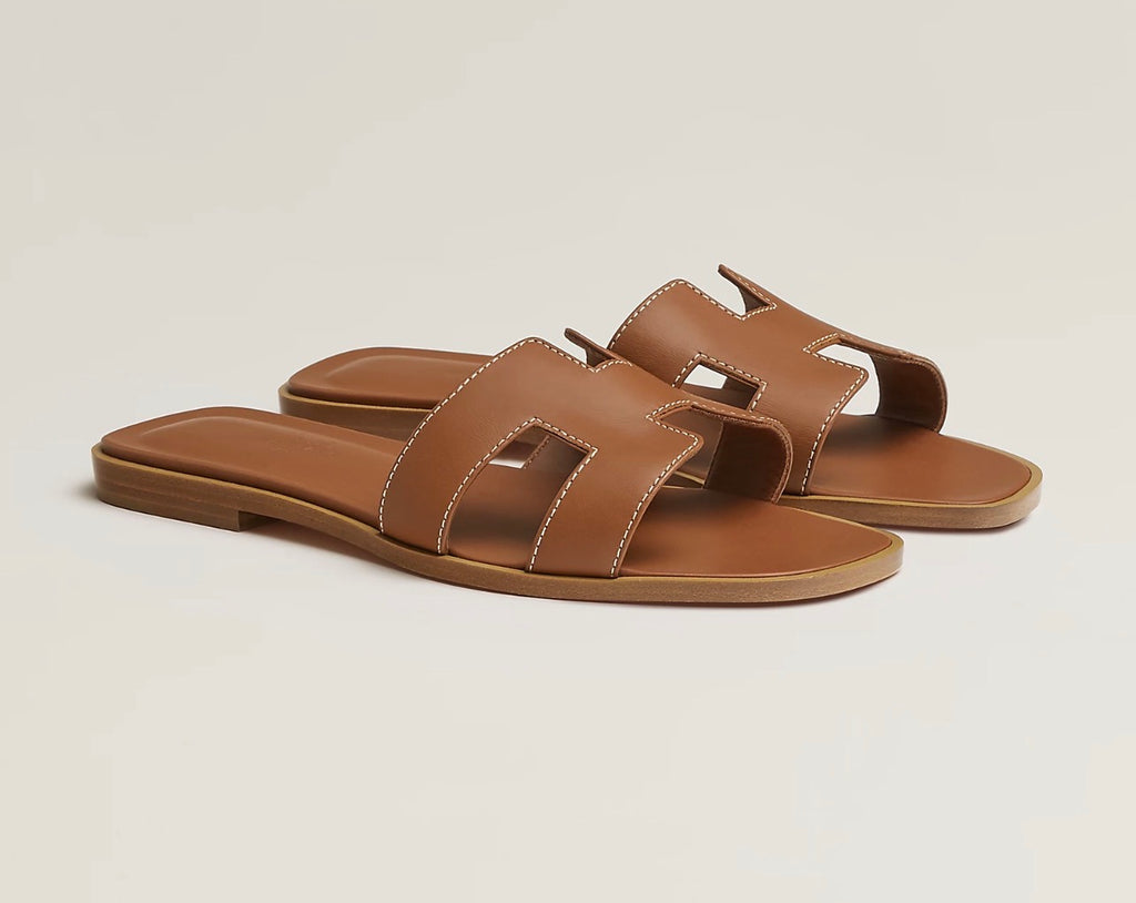 Hermès Sandalias Oran Gold
