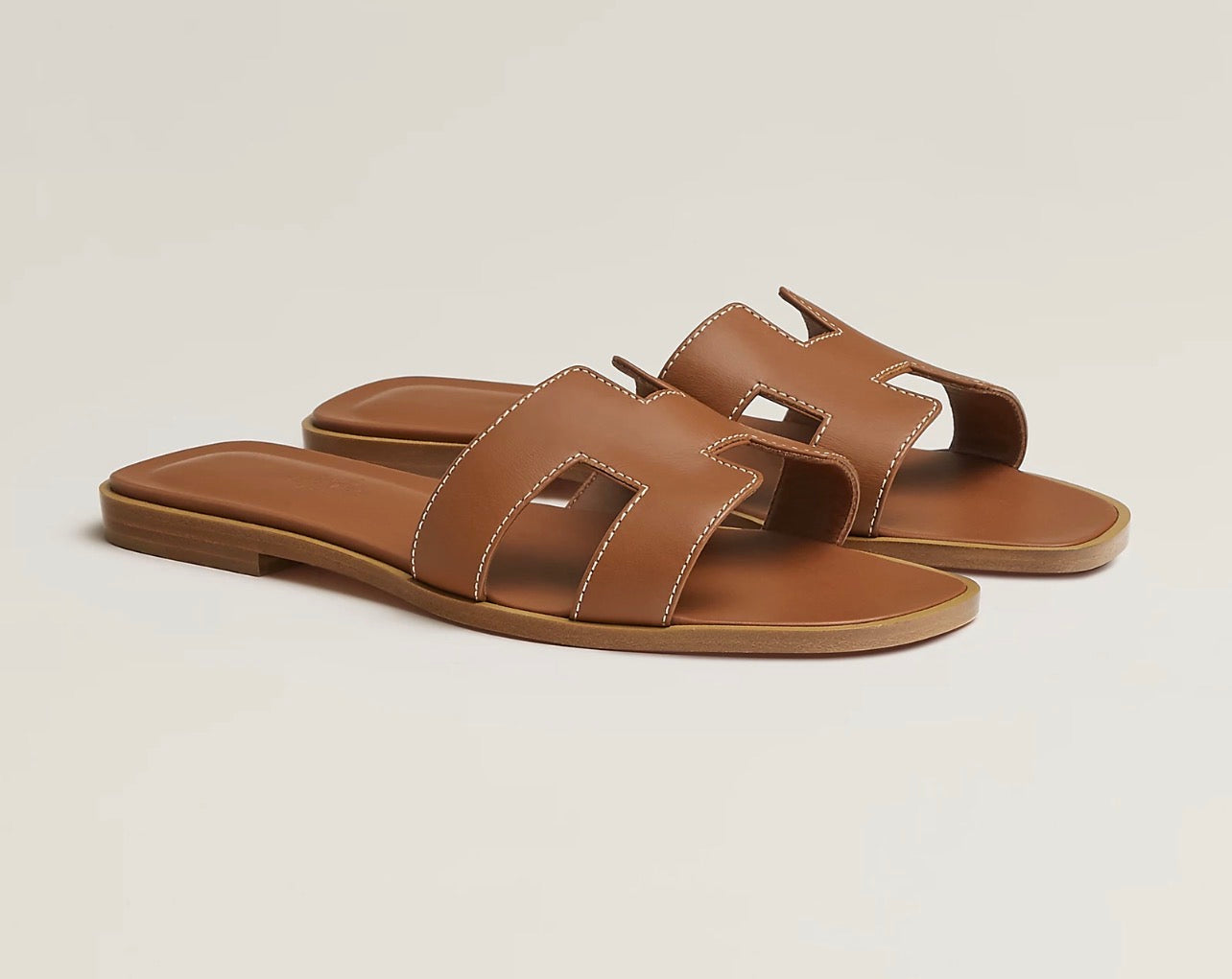 Hermès Sandalias Oran Gold