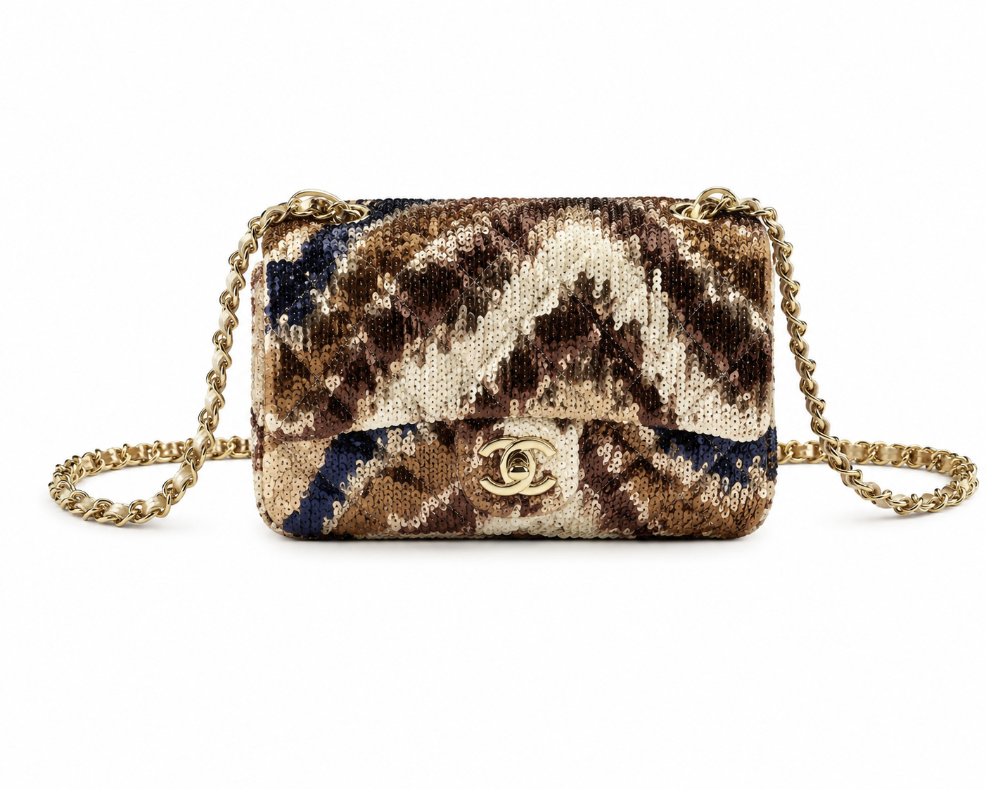 Chanel Mini Flap Edicion lentejuelas