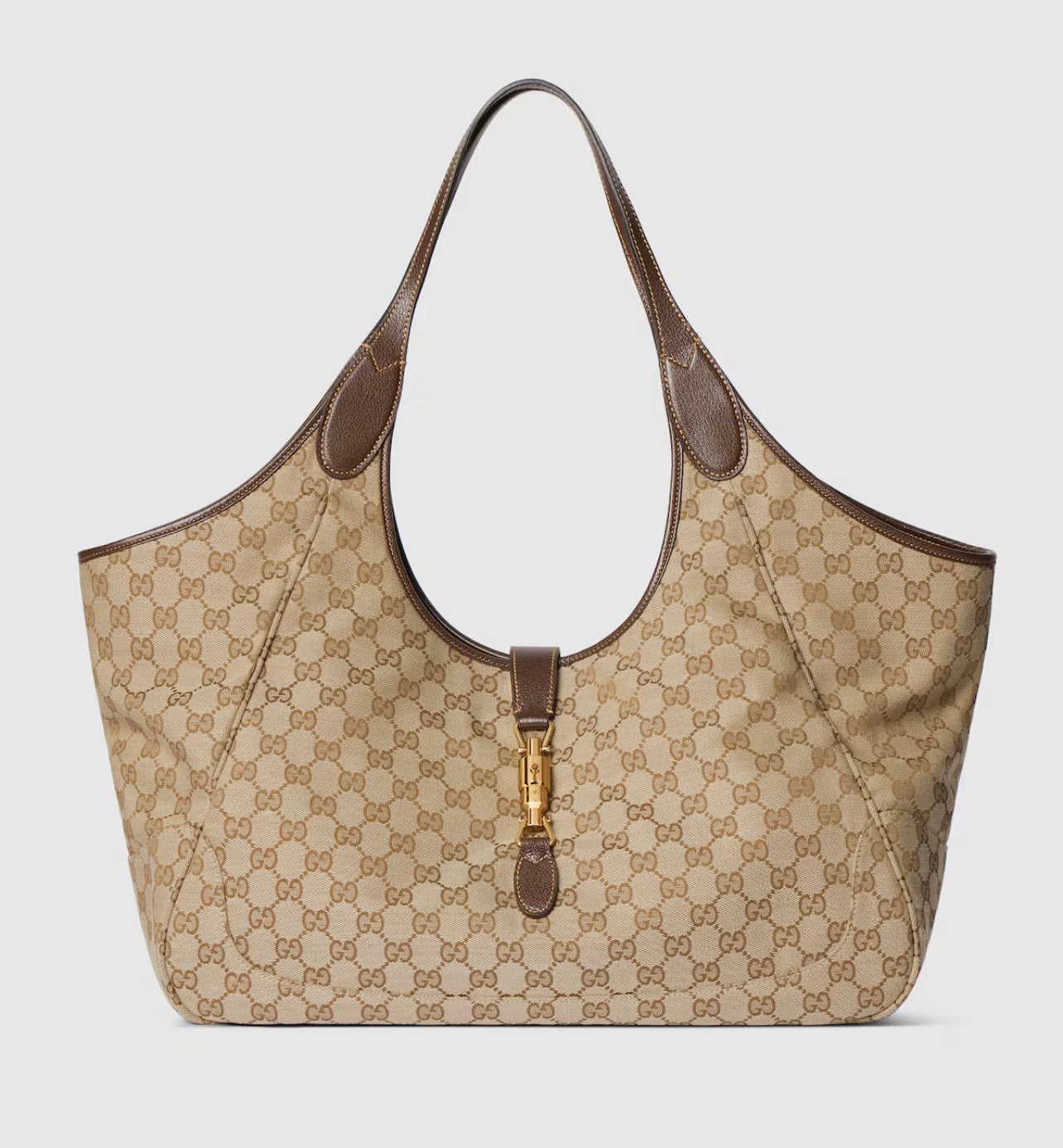 Mercato large tote bag Gucci Beige