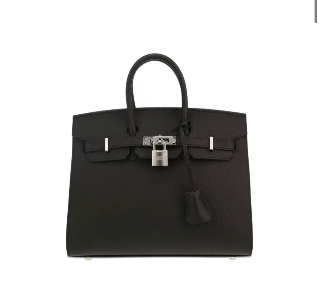 Hermès bolsa de mano Birkin 25 Negra