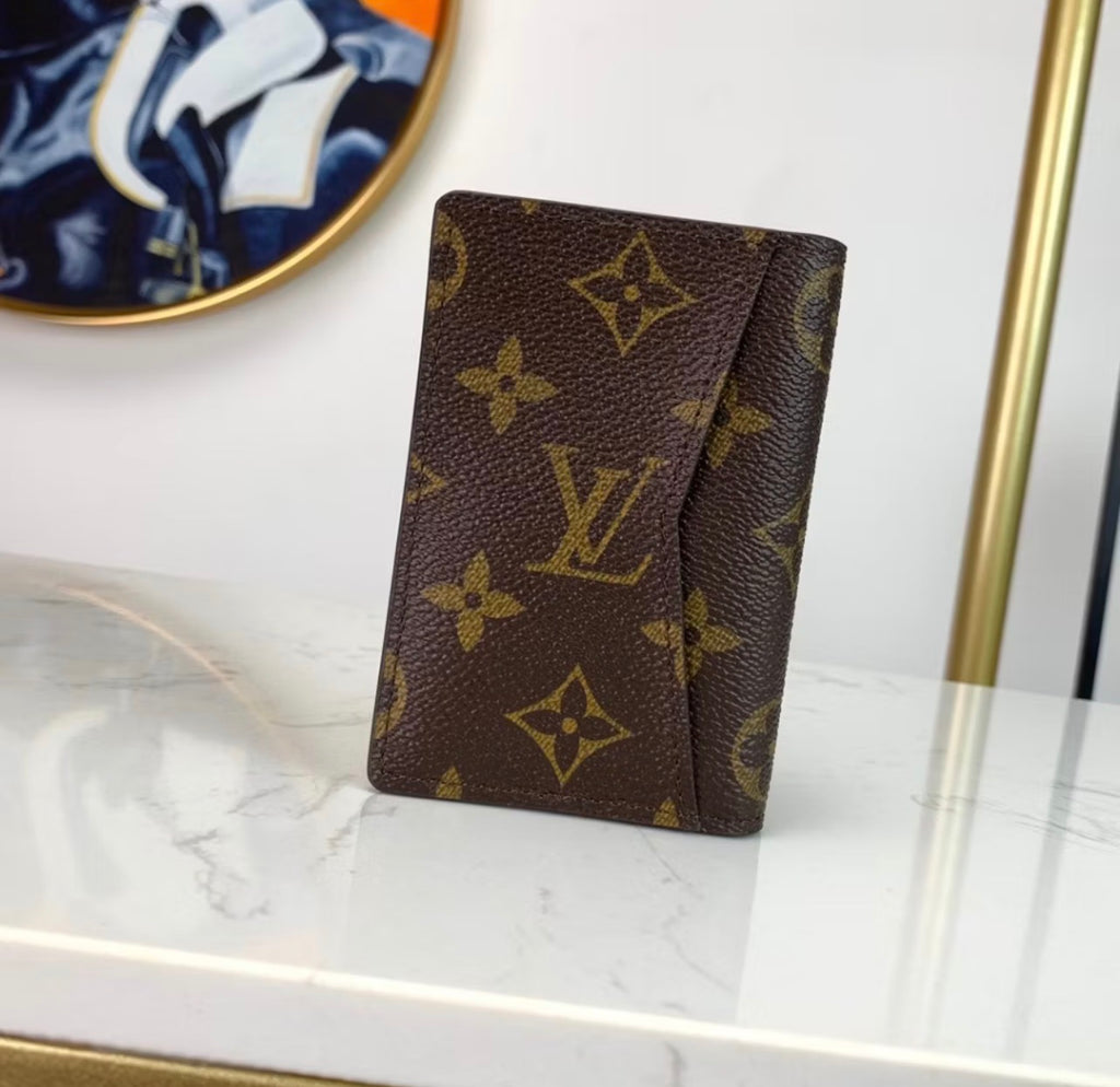 LV Monogram Croped Flap Wallet Clutch
