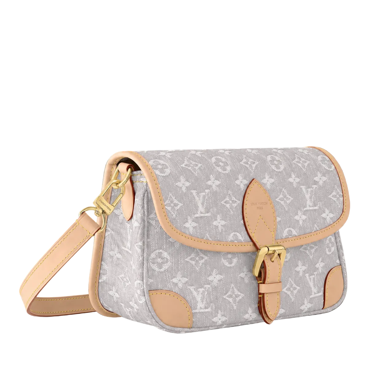 LV Bolsa Diane Denim Gris