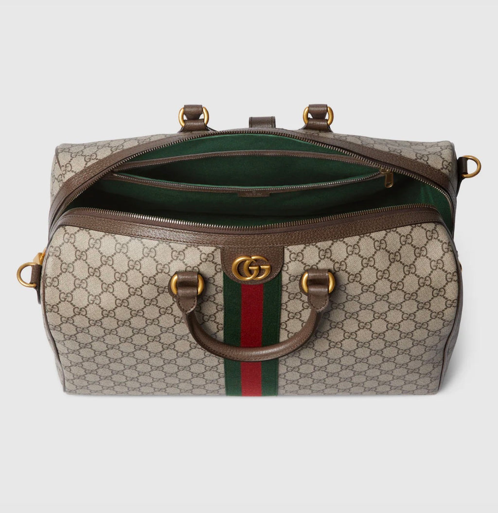 Bolsa de viaje Gucci Savoy grande Beige