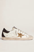 Golden Goose Superstar Estrella Dorada Glitter / Talón Negro Glitt
