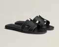 Hermès Sandalias Oran Noir