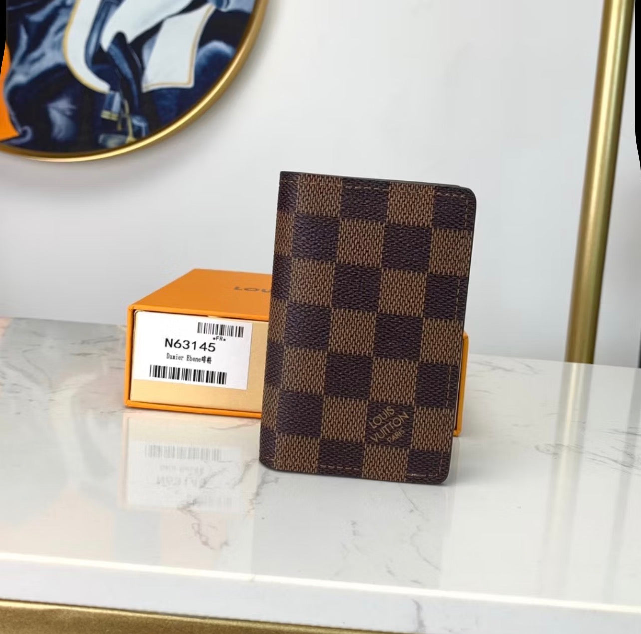 LV Monogram Croped Flap Wallet Clutch