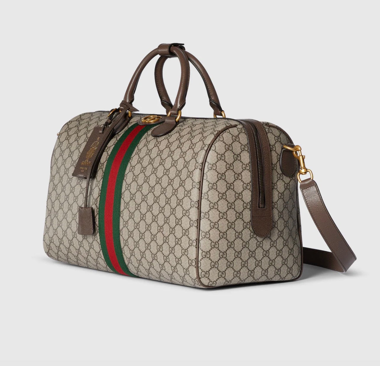 Bolsa de viaje Gucci Savoy mediana Beige