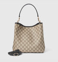 Gucci Emblem bucket bag Café