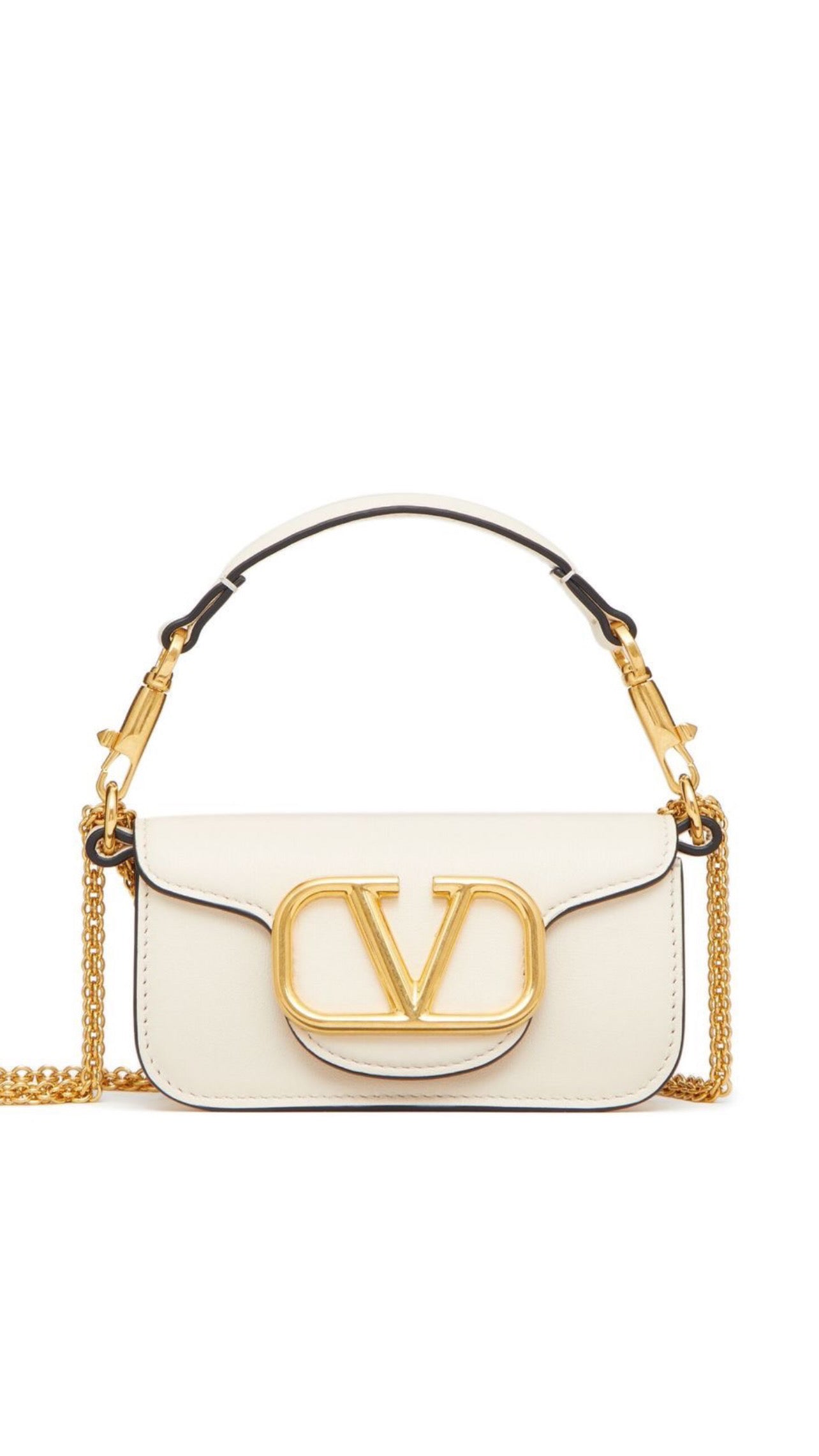 Valentino bolsa de hombro con logo