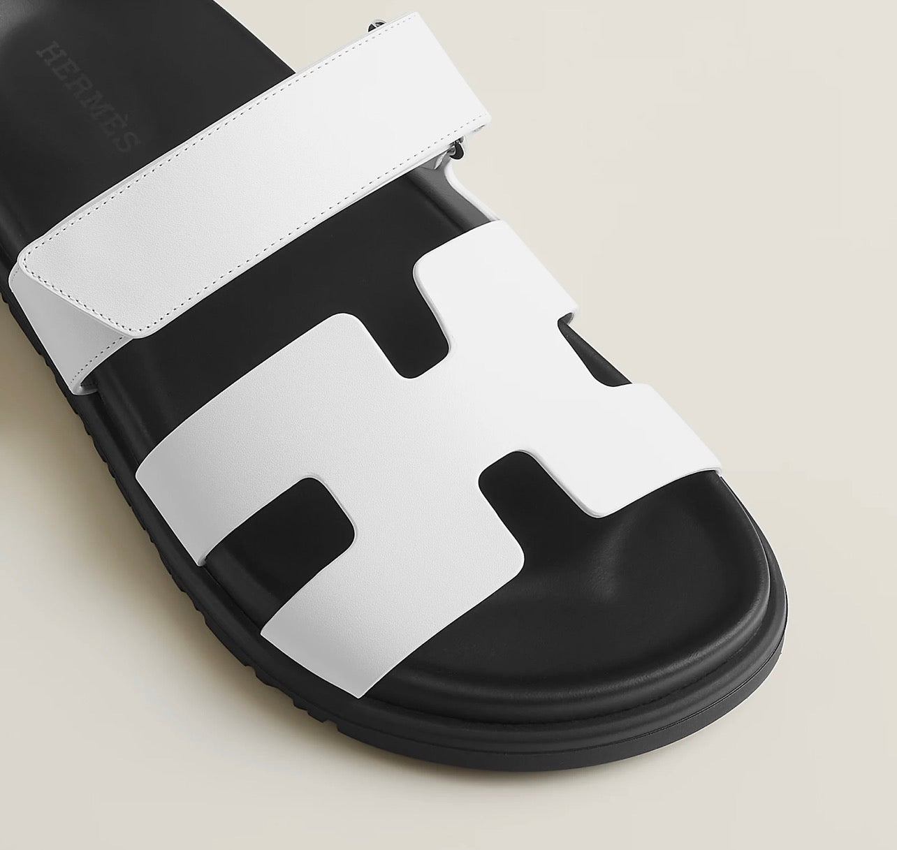 Hermès Sandalias Chypre Blancas