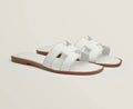 Hermès Sandalias Oran Blancas
