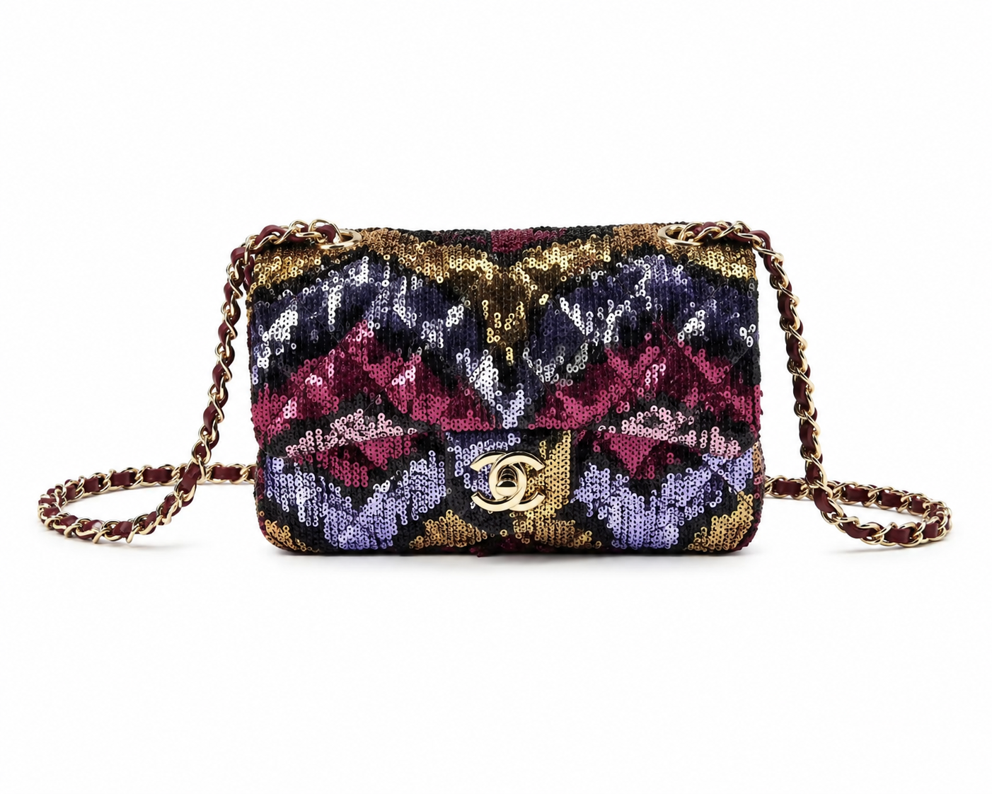 Chanel Mini Flap Edicion lentejuelas
