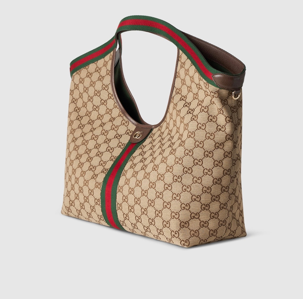 Bolsa tote grande Gucci Giglio Beige