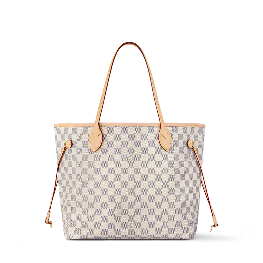 LV Bolsa Neverfull Damier Azur Canvas