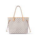 LV Bolsa Neverfull Damier Azur Canvas