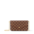 LV Félicie Pochette Damier Ebene Canvas