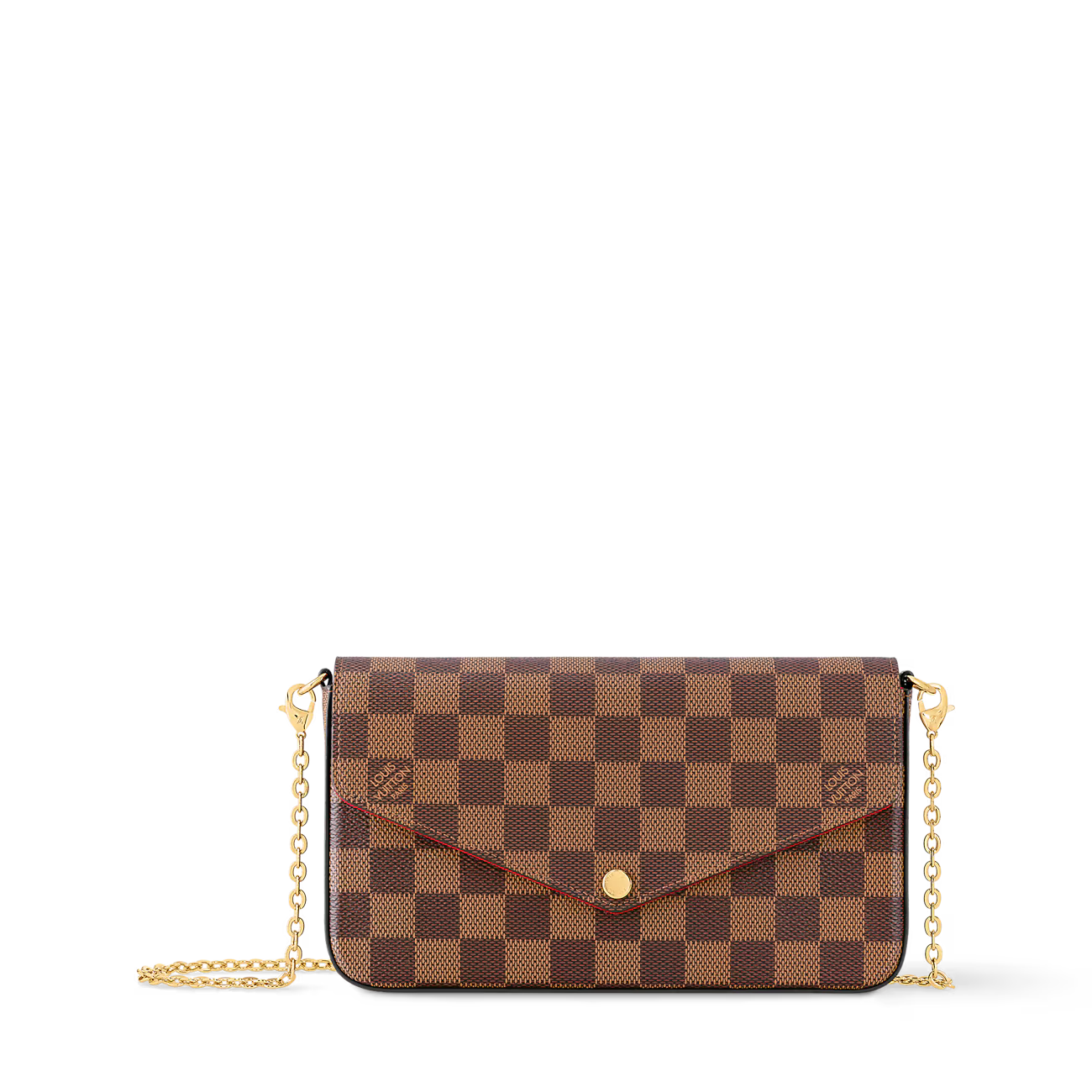 LV Félicie Pochette Damier Ebene Canvas