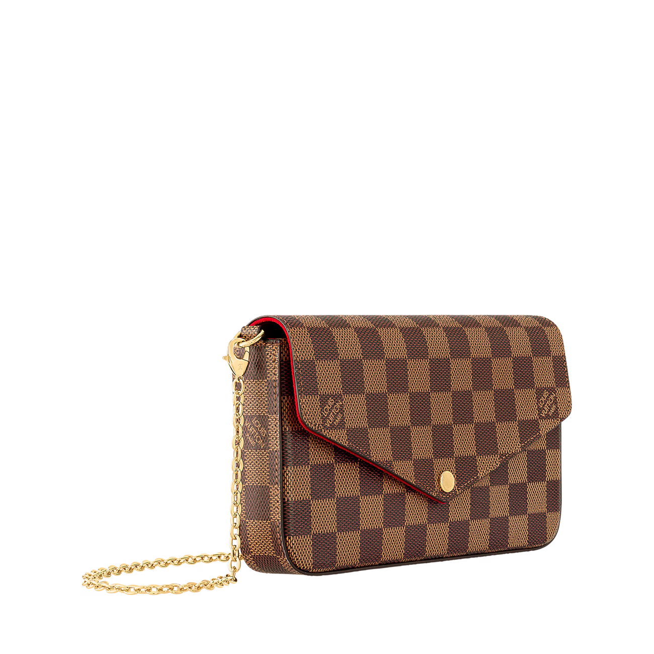 LV Félicie Pochette Damier Ebene Canvas