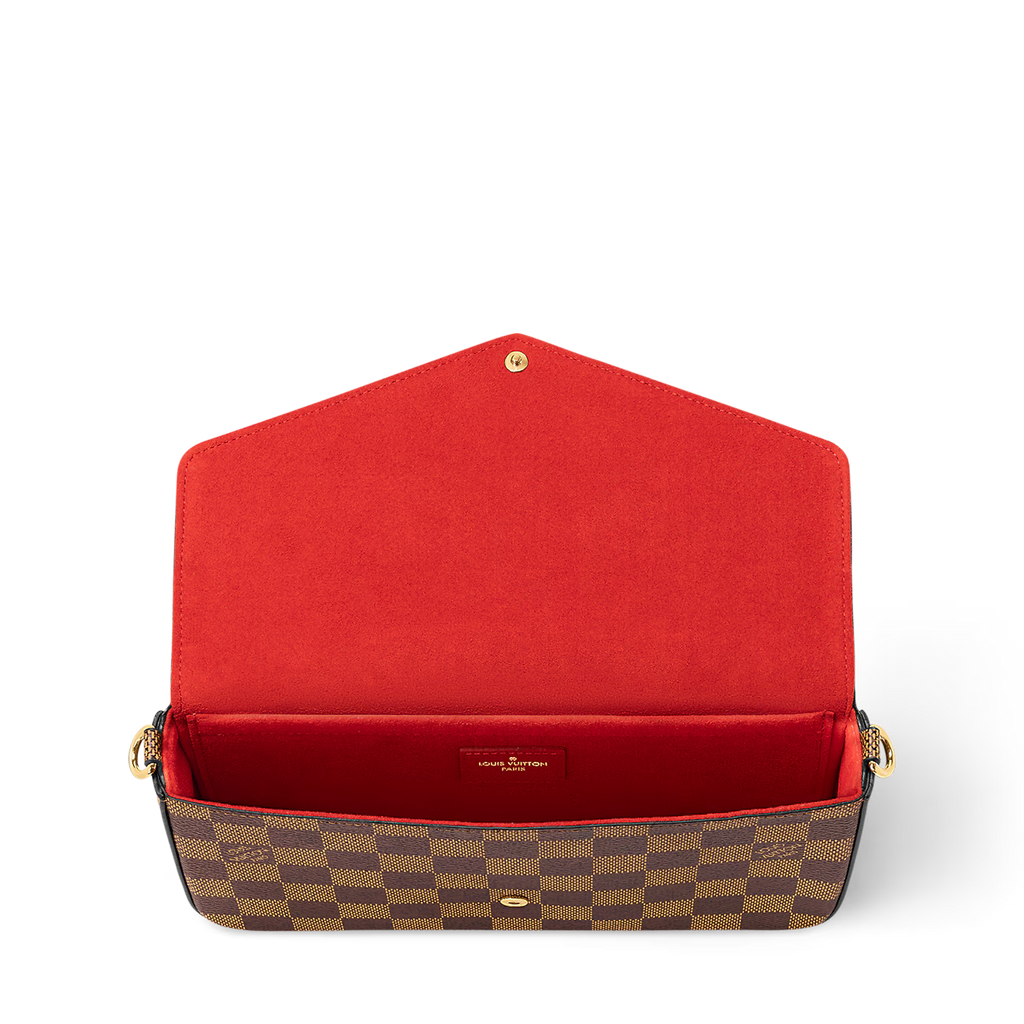 LV Félicie Pochette Damier Ebene Canvas