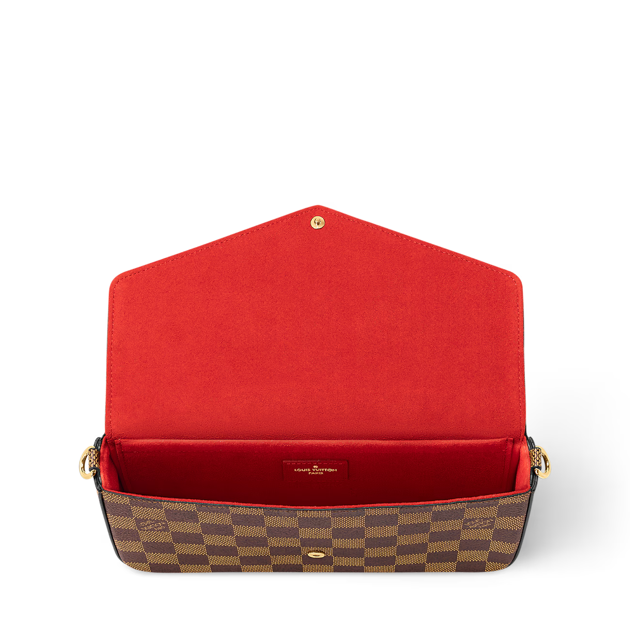 LV Félicie Pochette Damier Ebene Canvas