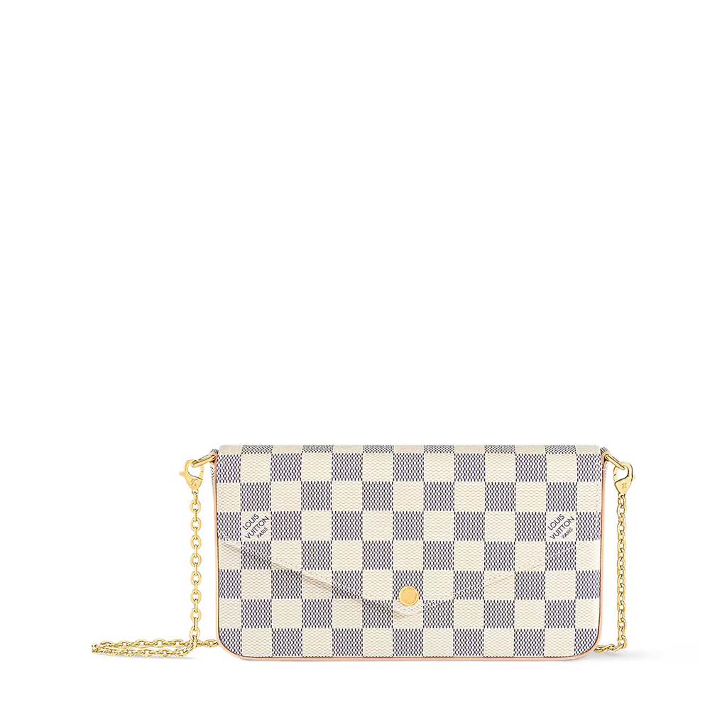 LV Félicie Pochette Damier Azur Canvas
