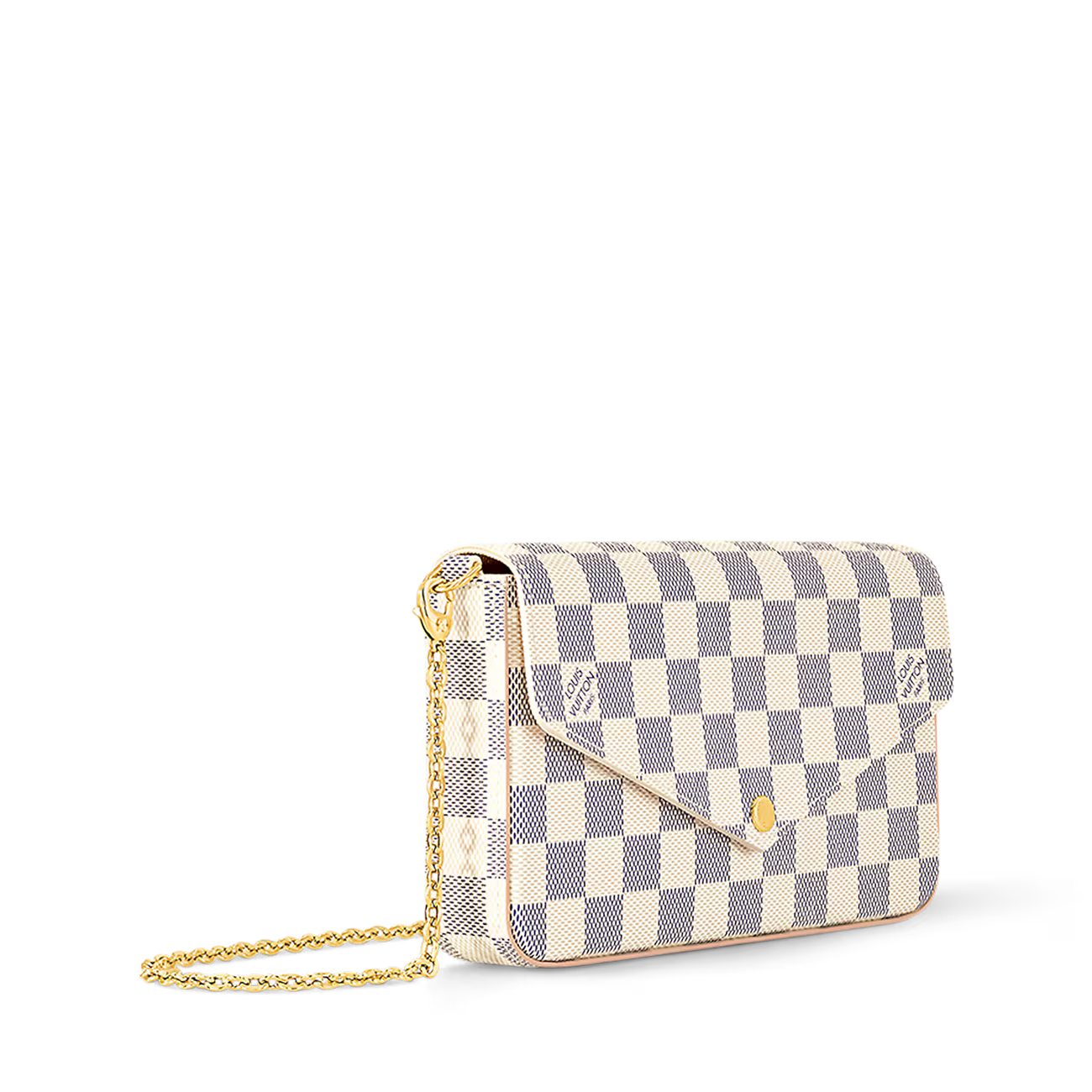 LV Félicie Pochette Damier Azur Canvas