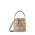 LV Bolsa Nano Noé Bicolor Monogram Empreinte Leather