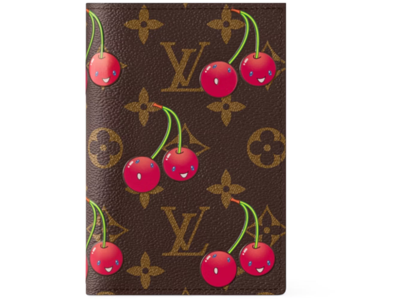 LV X Takashi Murakami porta pasaporte Cherry