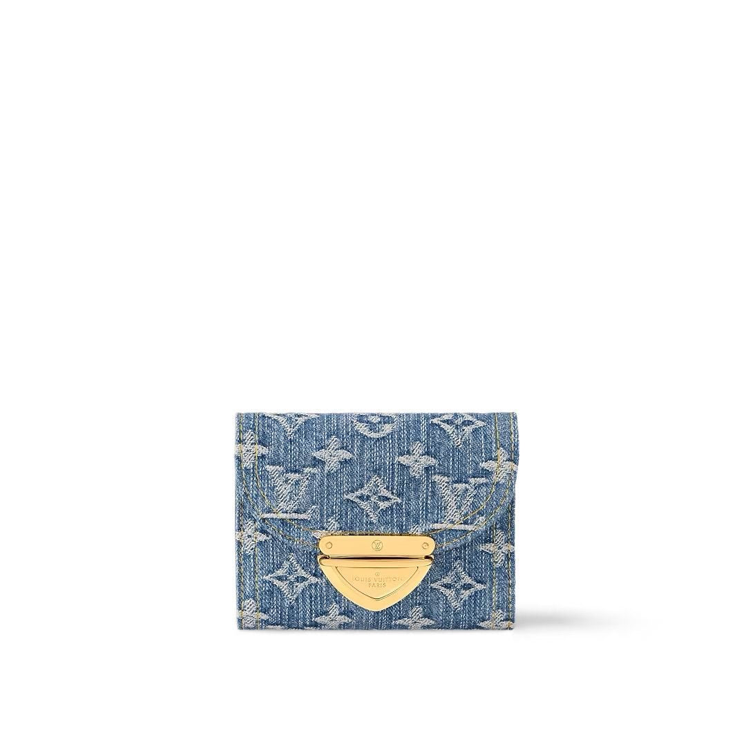 LV Wallet Denim
