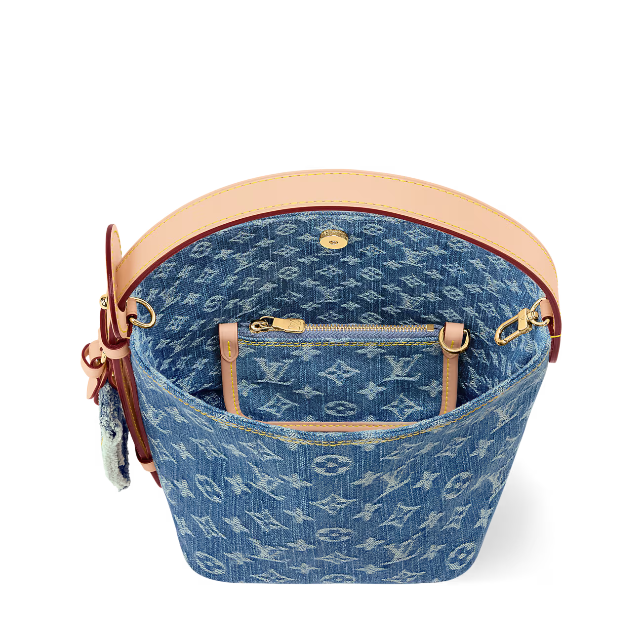 LV Bolsa All In Denim Azul