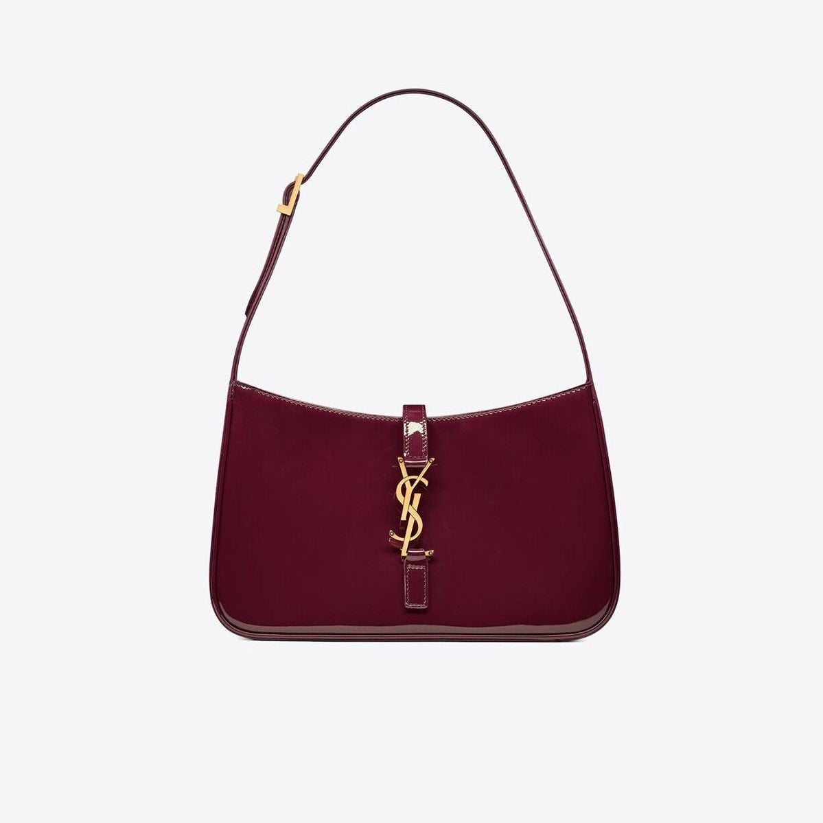 YSL Sloulder Bag Handbag Charol Vino