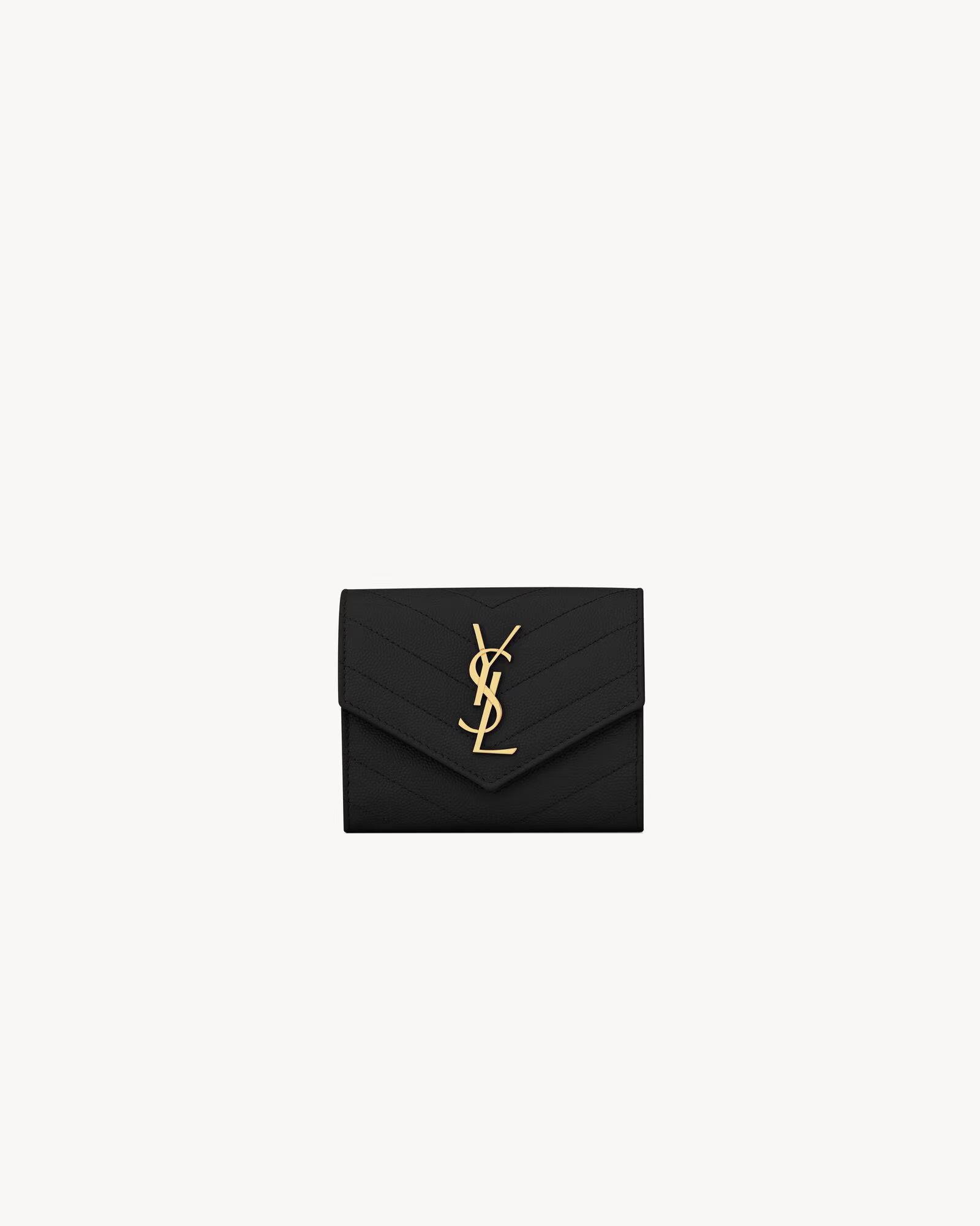 YSL Cassandre Matelassé cartera compacta