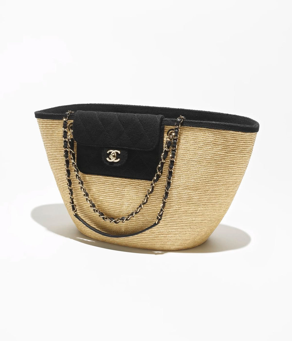 Chanel 26C Rafia Tote Bag