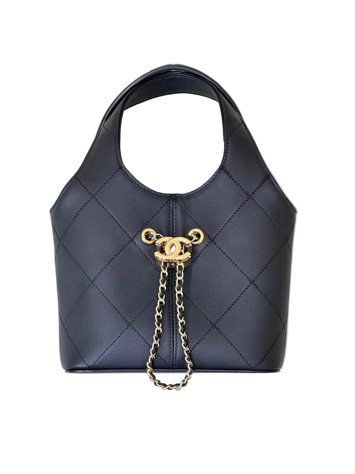 Chanel Bucket Bag con CC ajustable Buckle Chain