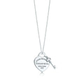 Tiffany Return to Colgante con llave con placa de corazon