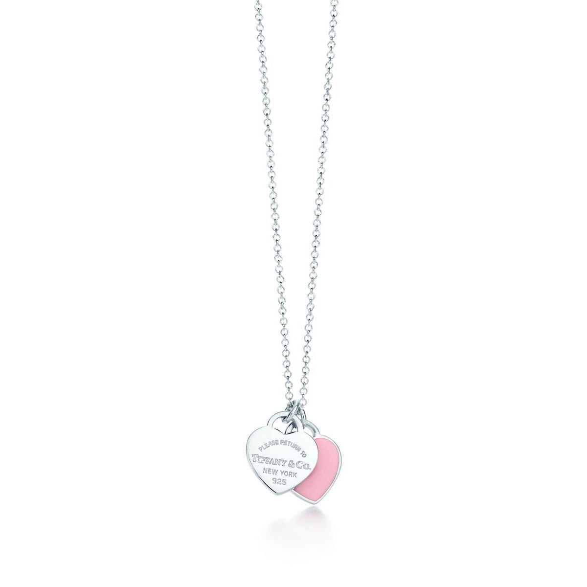 Tiffany Return to Colgante con doble placa de corazon