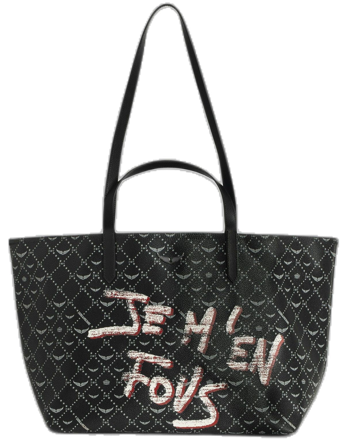 Zadig Monogram XL Shopper Bag