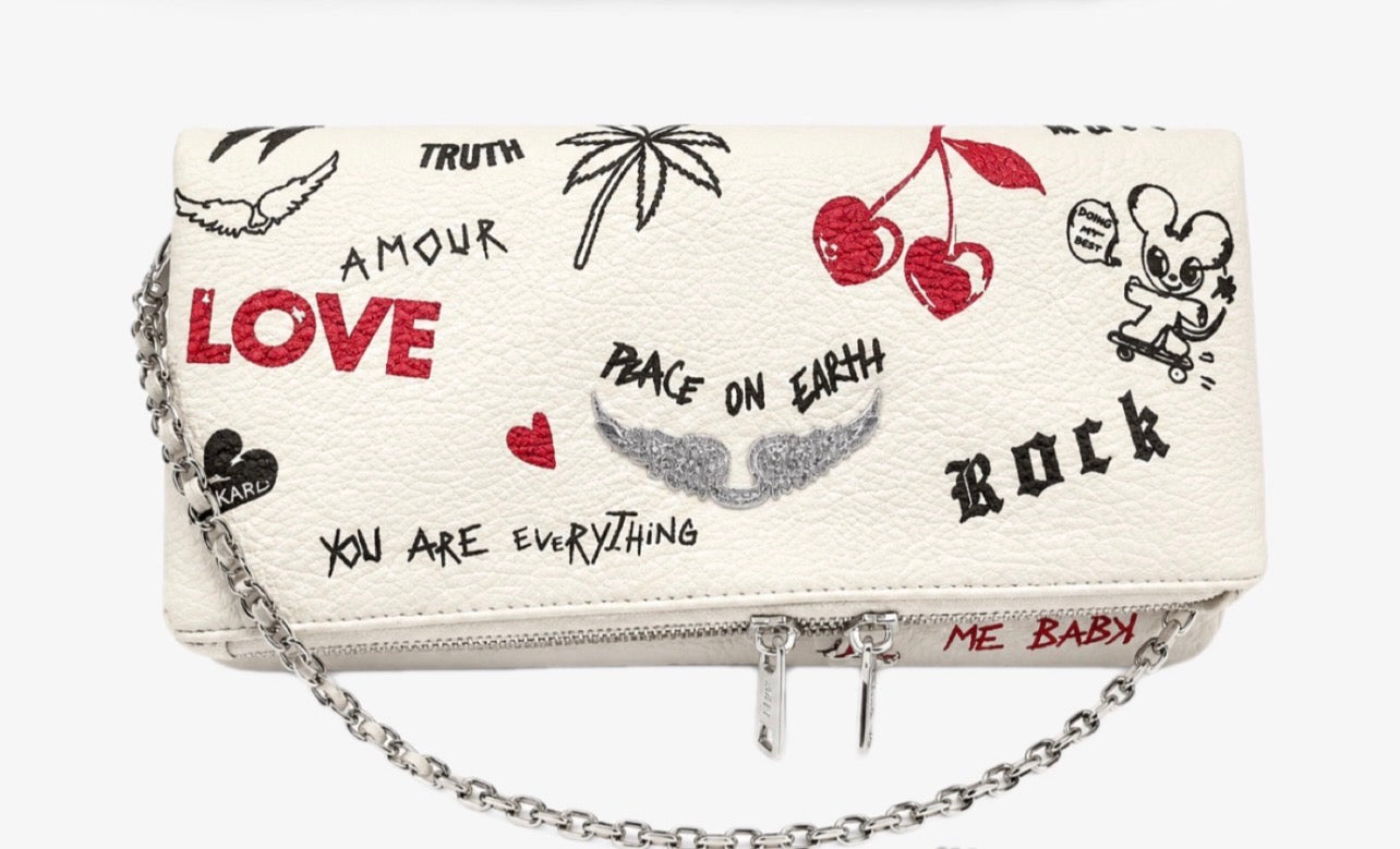 Zadig Crossbody Rock Peace on earth