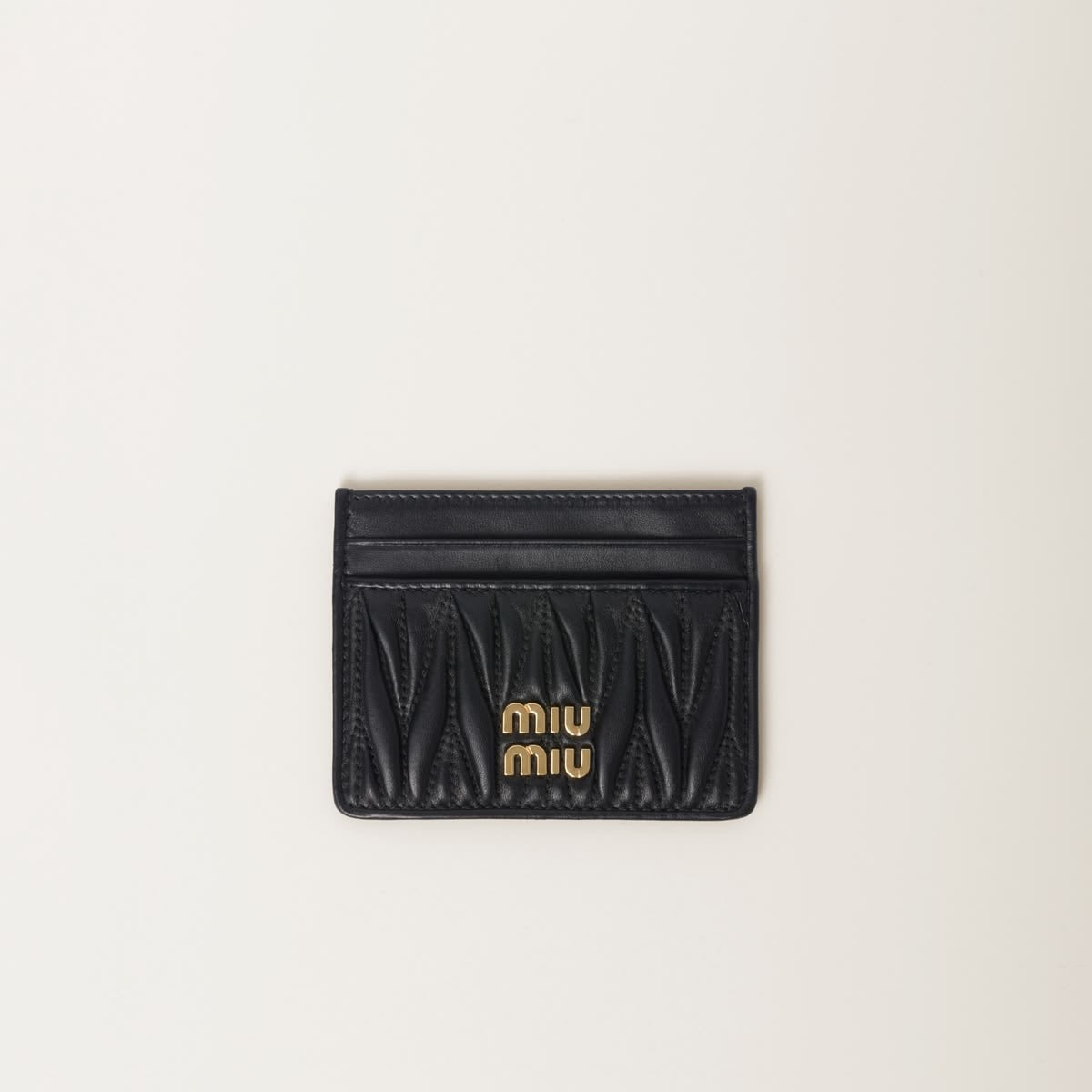 Miu MIu nappa leather card holder
