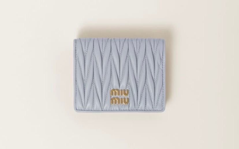 Miu Miu Small matelassé nappa wallet