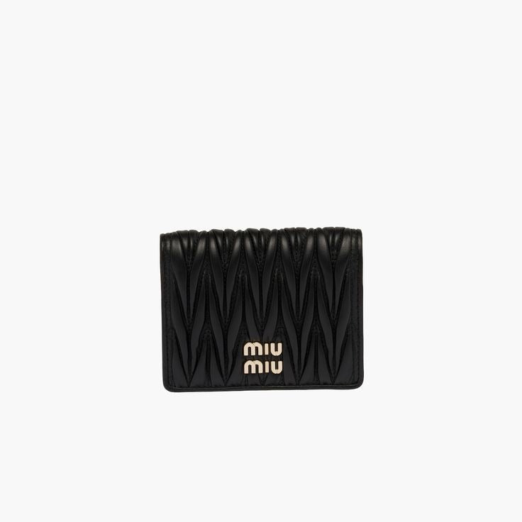 Miu Miu Small matelassé nappa wallet