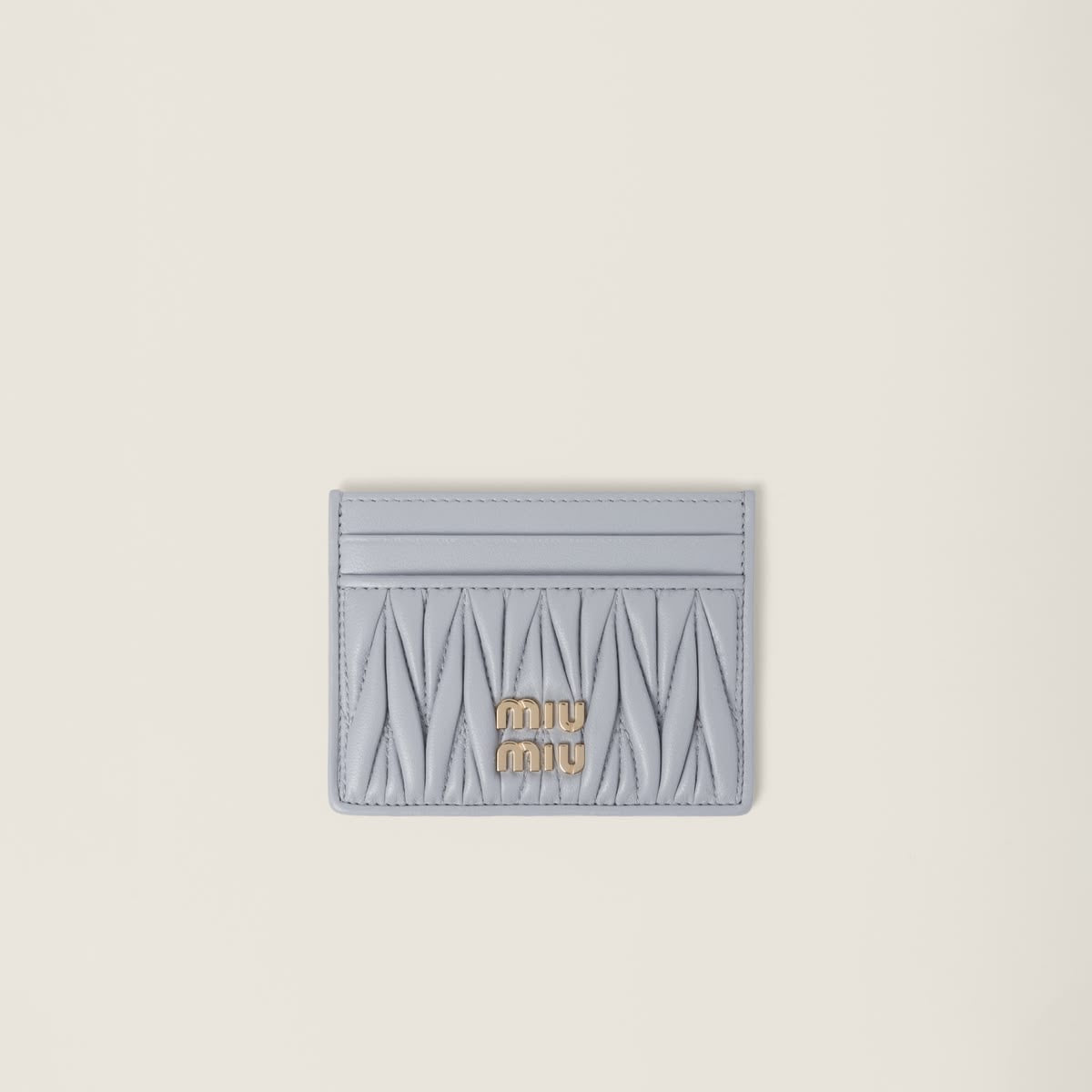 Miu MIu nappa leather card holder