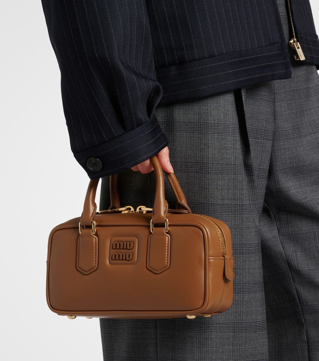 Miu Miu Briarwood arcadie leather bag