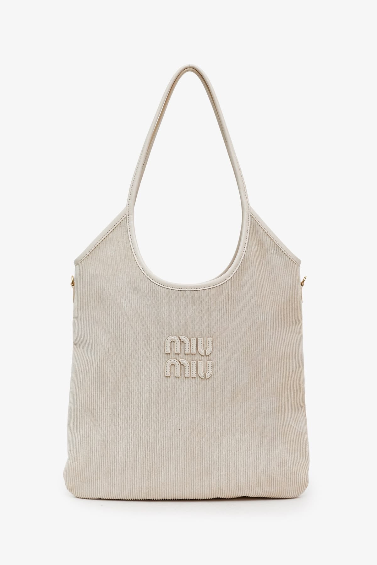 Miu Miu Ivy corduroy tote bag