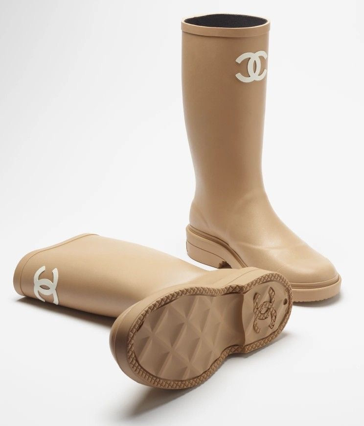 Chanel Rain Boots