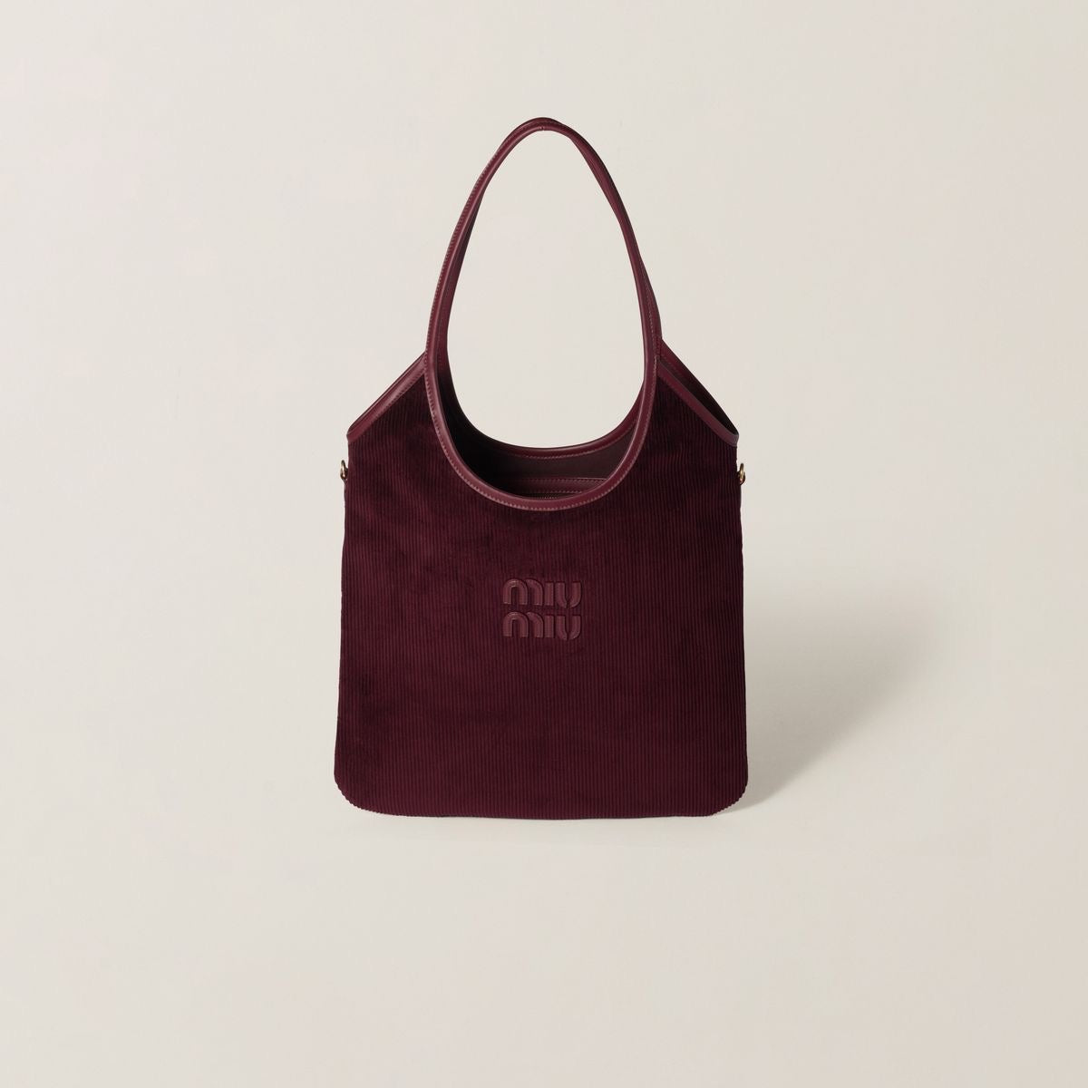 Miu Miu Ivy corduroy tote bag