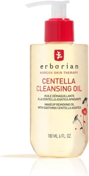 Erborian – Centella Cleansing Oil | Soin 3-en-1 : Démaquille, Nettoie et Apaise