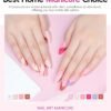 Coffret Manucure Complet PEACECOLOR – 65Pcs avec Vernis Gel, Lampe UV LED, Ponceuse & Top/Base Coat